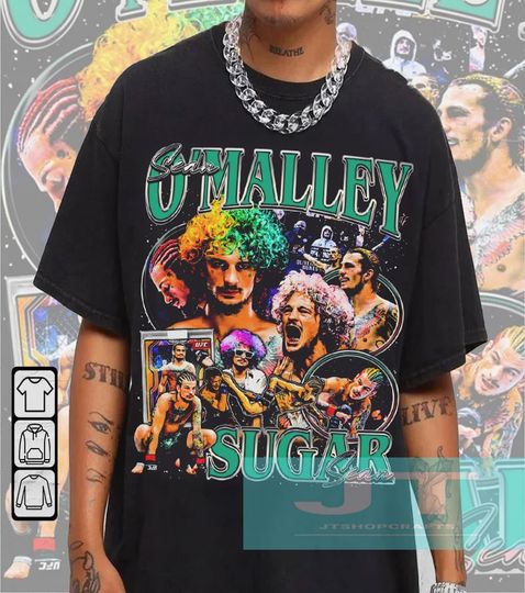 Discover Vintage 90s Bootleg Style T-Shirt, Sean O'Malley Graphic Tee, Sean O'Malley T-Shirt
