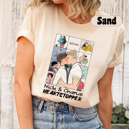 Discover Heartstopper Lgbt Nick and Charlie shirt