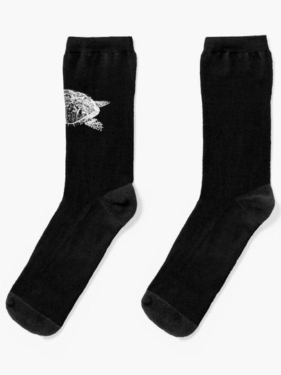 Discover Hawksbill Turtle Drawing Endangered Species | Socks