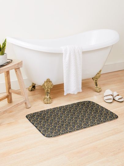 Discover Golden Glimpse: Fall&apos;s Enchanting Palette  | Bath Mat