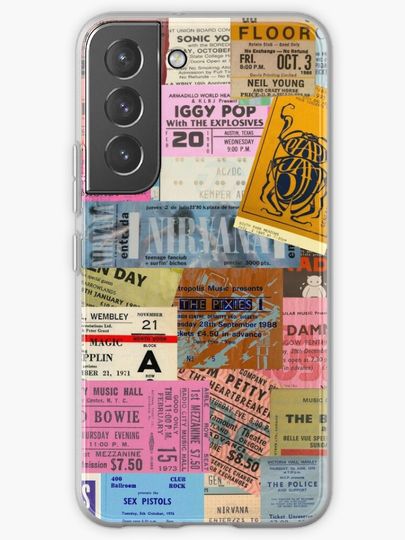 Discover I miss concerts - ticket stubs | Samsung Galaxy Phone Case