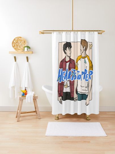 Discover Heartstopper Nick And Charlie Season 2 | Shower Curtain