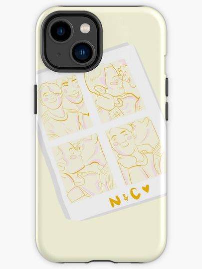 Discover Heartstopper Nick and Charlie kissing, cute pics | iPhone Case
