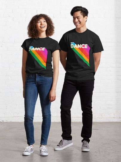 Discover Rainbow dance typography | Classic T-Shirt