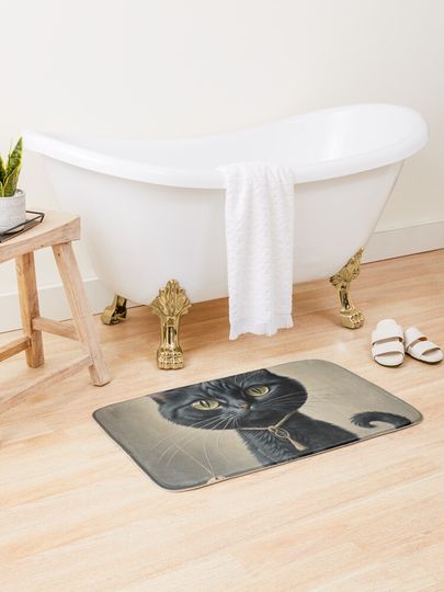 Discover chibi art  | Bath Mat