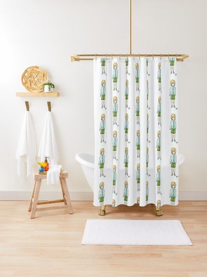 Discover Young "Ace Kudo" | Shower Curtain