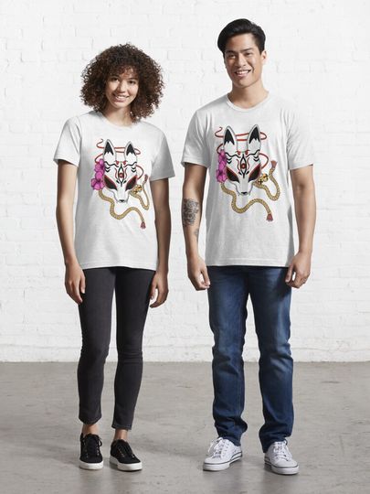 Discover Kitsune Mask | Essential T-Shirt