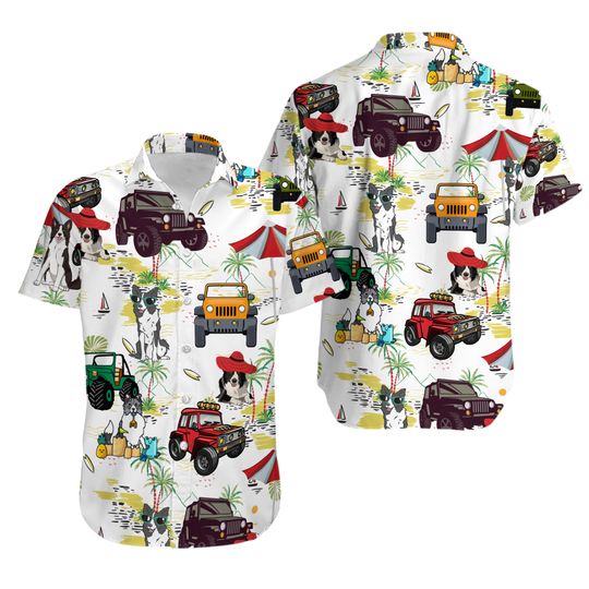 Discover Border Collie Hawaiian Shirt