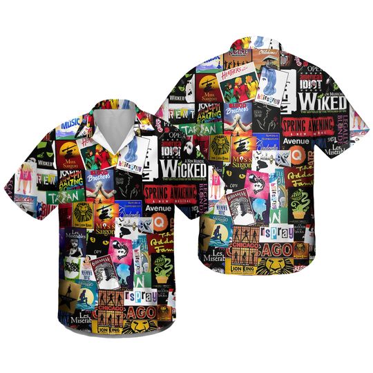 Discover Broadway Musical Theater Unisex Hawaiian Shirt