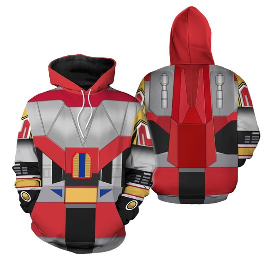 Discover Dino Megazord Mighty Morphin 3D All Over Printed Hoodie
