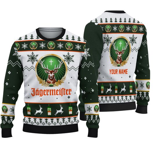 Discover Personalized J A G E R M E I S T E R  Woolen Sweater