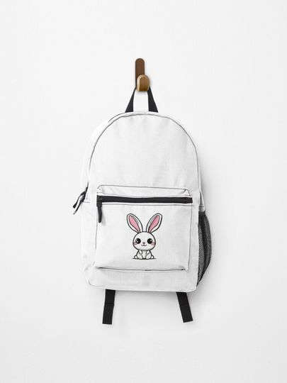 Discover White little bunny | Backpack