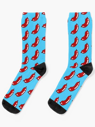 Discover Cute pork sausage | Socks