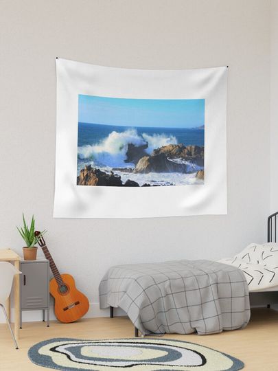 Discover Waves crashing on Californian Coast | Tapestry