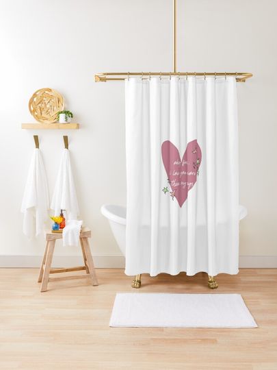 Discover i love you more than my dogs heartstopper  | Shower Curtain