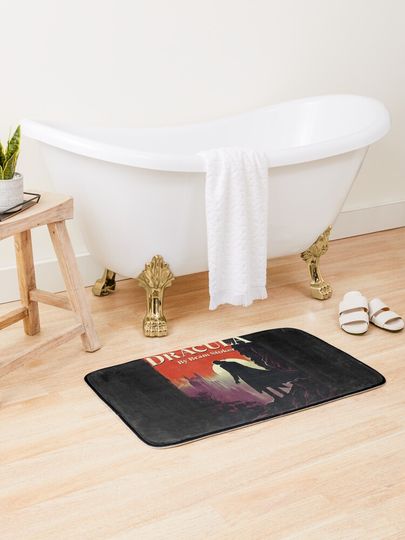 Discover Dracula Bram Stoker | Bath Mat