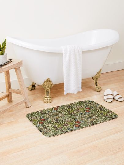 Discover William Morris Golden Lily | Bath Mat