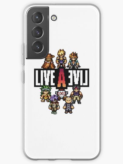 Discover Live A Live™ - Time Period Heroes (Pixel Art) | Samsung Galaxy Phone Case