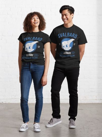 Discover Svalbard Polar Bear - Longyearbyen Norway | Classic T-Shirt