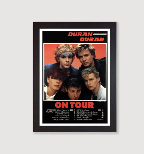 Discover Framed Duran Duran Reproduction Concert Poster