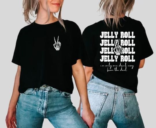 Discover 2 Sides Jelly Roll son of a sinner Country music Concert T-shirt, Jelly Roll Shirt