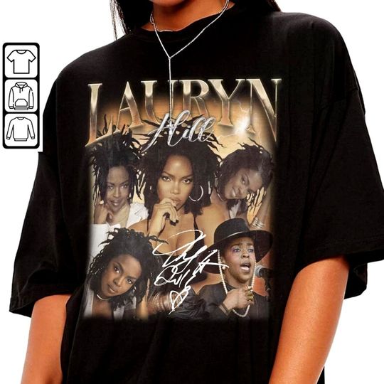 Discover Lauryn Hill Vintage 2023 Gift Family Unisex Shirt, Lauryn Hill Rapper Shirt