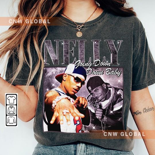 Discover Nelly Rap Shirt, Nelly Country Grammar Album Vintage 90s Y2K