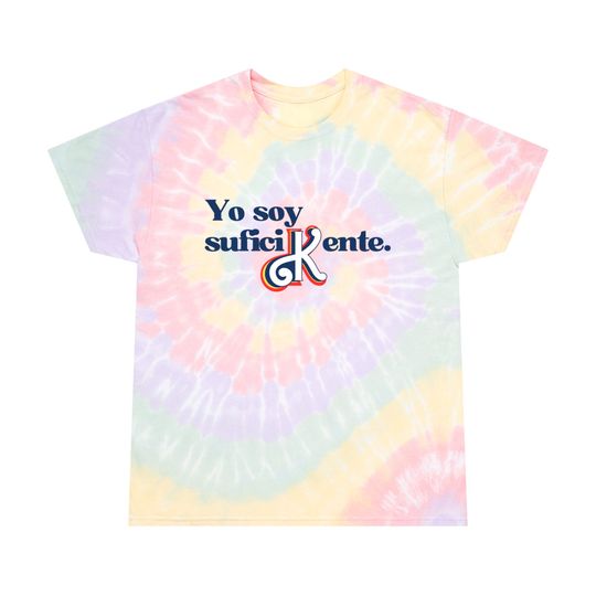 Discover Yo soy suficiKente. Unisex Tie-Dye shirt