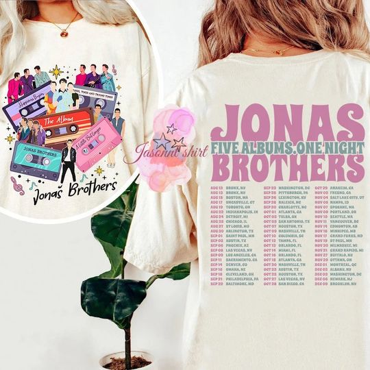 Discover Vintage Jonas Brothers Cassette T-Shirt
