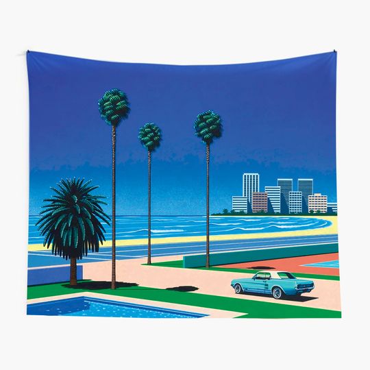 Discover Hiroshi Nagai Vaporwave Tapestry