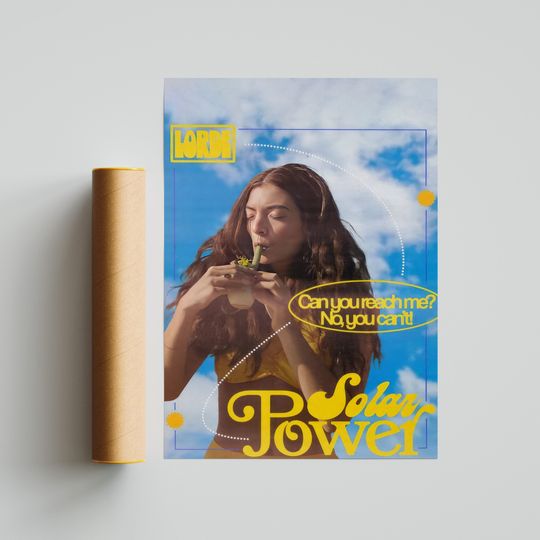 Discover Lorde - Solar Power Album Poster