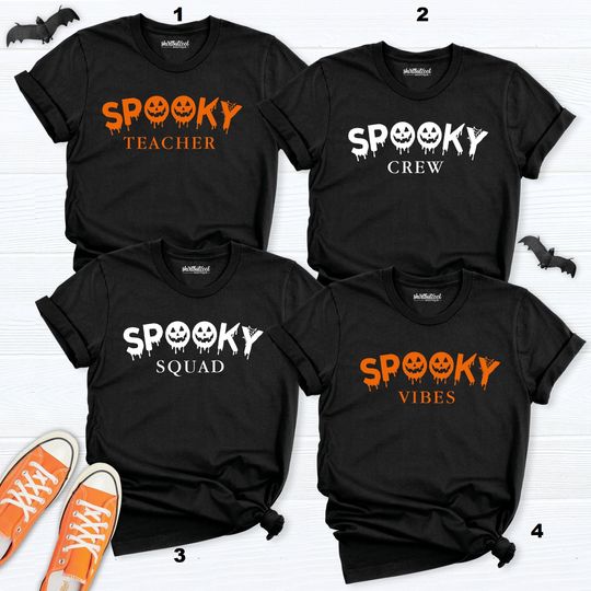 Discover Family Halloween Themed Matching Shirts