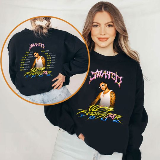 Discover Jhayco Fan Png, Vida Rockstar Of The U.S Tour Sweatshirt