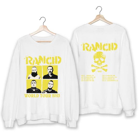 Discover Rancid 2023 Concert Png, Rancid World Tour 2023