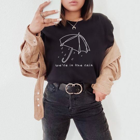 Discover The Rose Shirt, Black Rose Gift, Kpop Concert Merch, K-pop Shirt