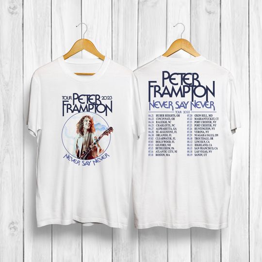 Discover Peter Frampton 2023 Shirt, Peter Frampton Concert 2023 Music Tour T Shirt
