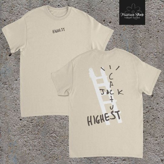 Discover Travis Rapper2 sides Shirt, Cactus Shirt, Summer Tee, Vintage Rodeo Travis Shirt, Cactus Jack Unisex