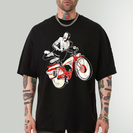 Discover Pee Wee Herman's Big Adventure Bike T-Shirt,