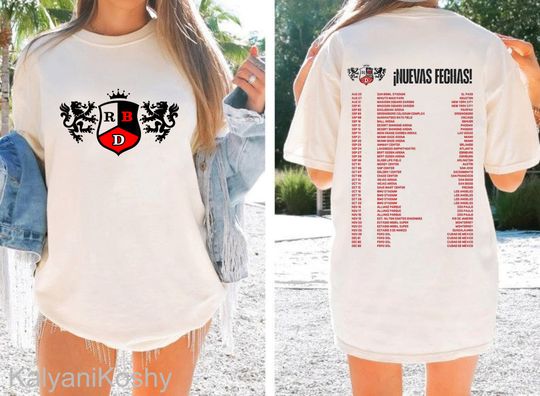 Discover Soy Rebelde Tour 2023 Shirt, Rebelde Tour Shirt 2023, RBD Touring Shirt