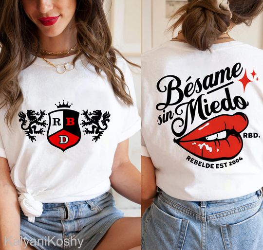 Discover Rebelde Concert 2023 Shirt, Soy Rebelde Tour 2023 Shirt, RBD Concert Tshirt