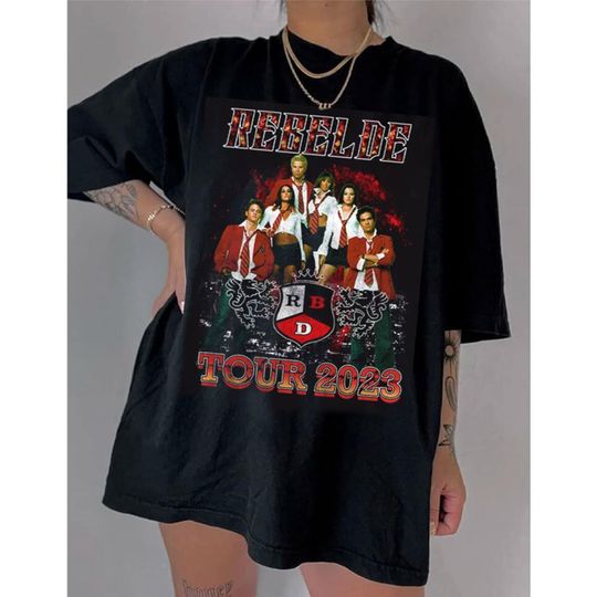 Discover Rebelde Tour 2023 Shirt