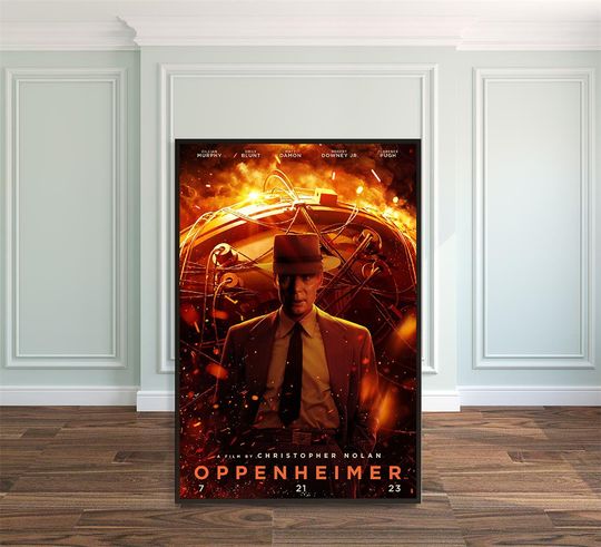 Discover Oppenheimer Movie Poster, Vintage Movie Poster