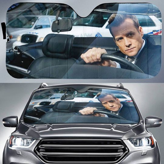 Discover Suits TV Series Harvey Spector Season 7 Car Sun Shade