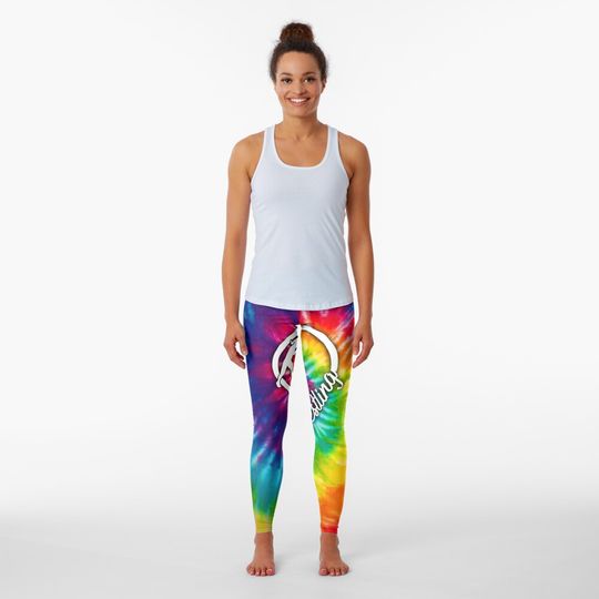 Discover Tie Dye Heart Wrestling Leggings