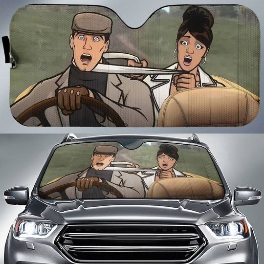 Discover Archer Car Sun Shade Archer TV Series Car Sun Shade