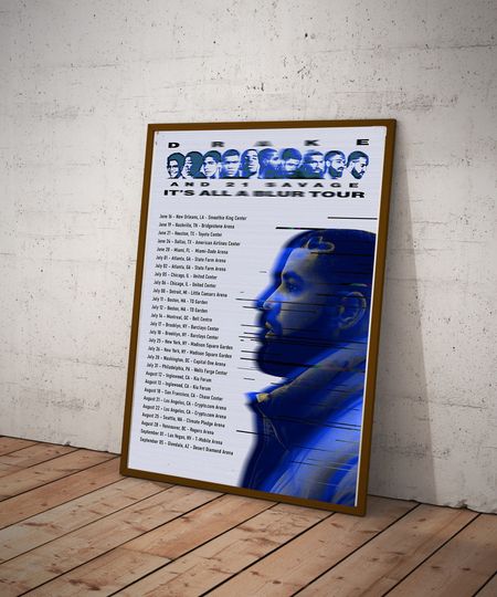 Discover Drake Poster -It's All A Blur Tour