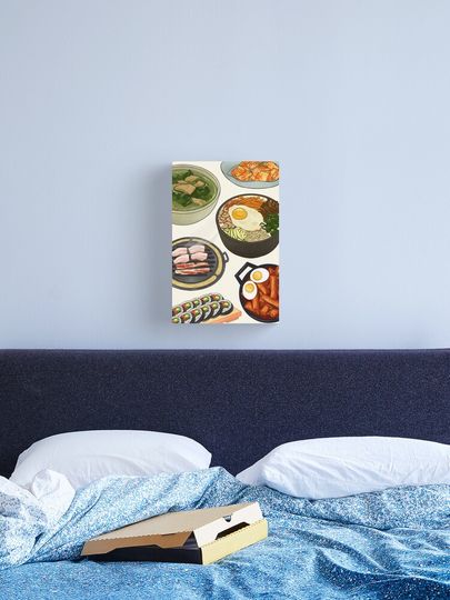 Discover Aesthetic Korean Asian Food Kitchen Art | Canvas Print