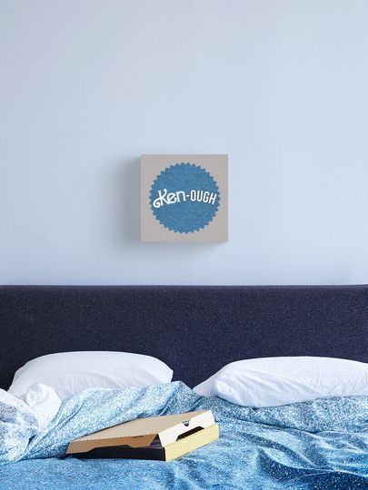 Discover Kenough Blue- Barbie | Canvas Print
