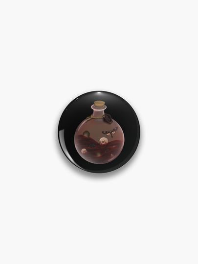 Discover Death Witch Blood Red Death’s Head Moth Potion Bottle  | Pin