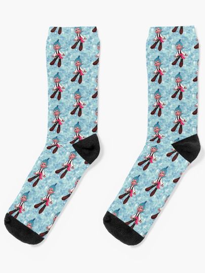 Discover Sorbet Shark Cookie by Naoki Macbeth | Socks
